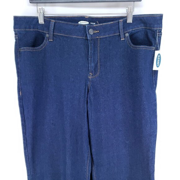 Old Navy Bootcut Jeans Women's Size 18 Dark Wash Stretch - Picture 2 of 7